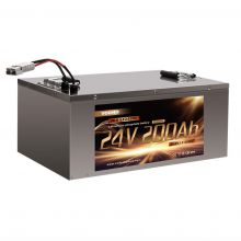 Rechargeable 24v 200ah lifepo4 lithium battery solar energy use
