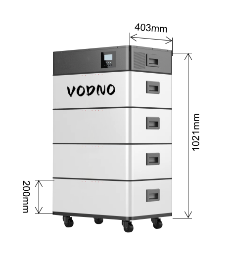 51.2v 400Ah home storage system stacked lifepo4 battery pack 